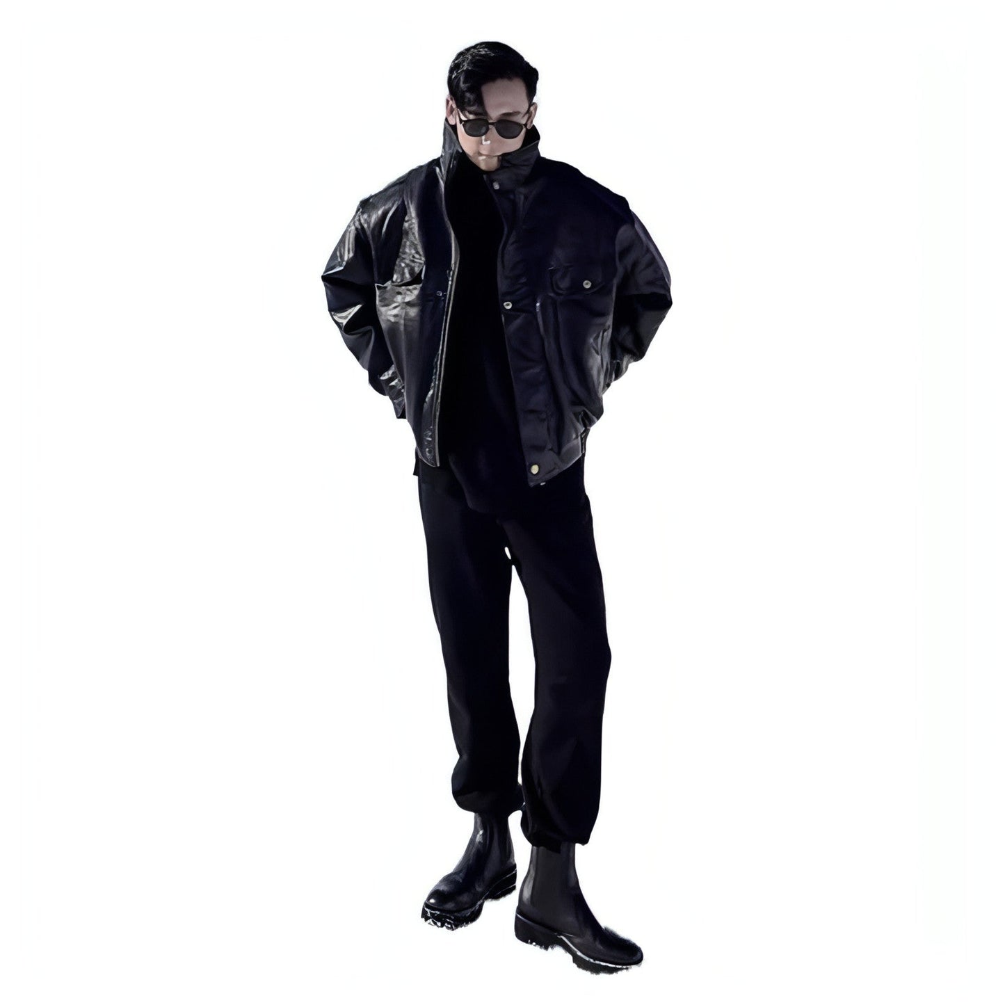 Jacket Leather Coat Autumn And Winter Men's Coat Trendy Handsome