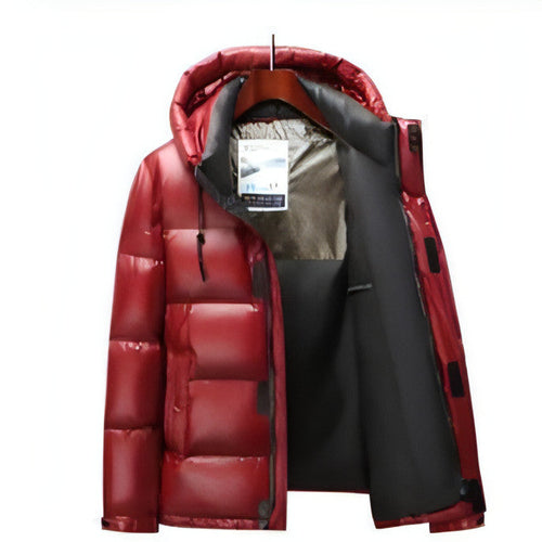 New Winter Down Jacket Men's Duck Down Cold-proof Black Gold Graphene