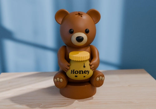 Personalized Teddy Bear Night Light – Custom Baby Room Decor Gift