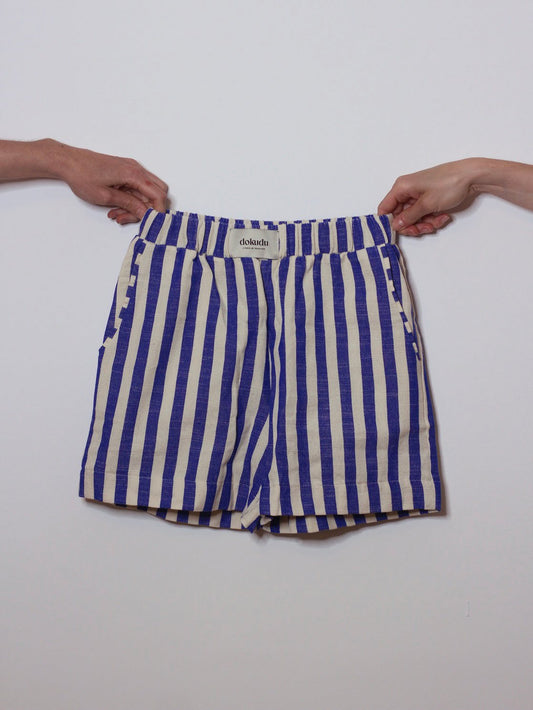 Handwoven Shorts Ole | Blue