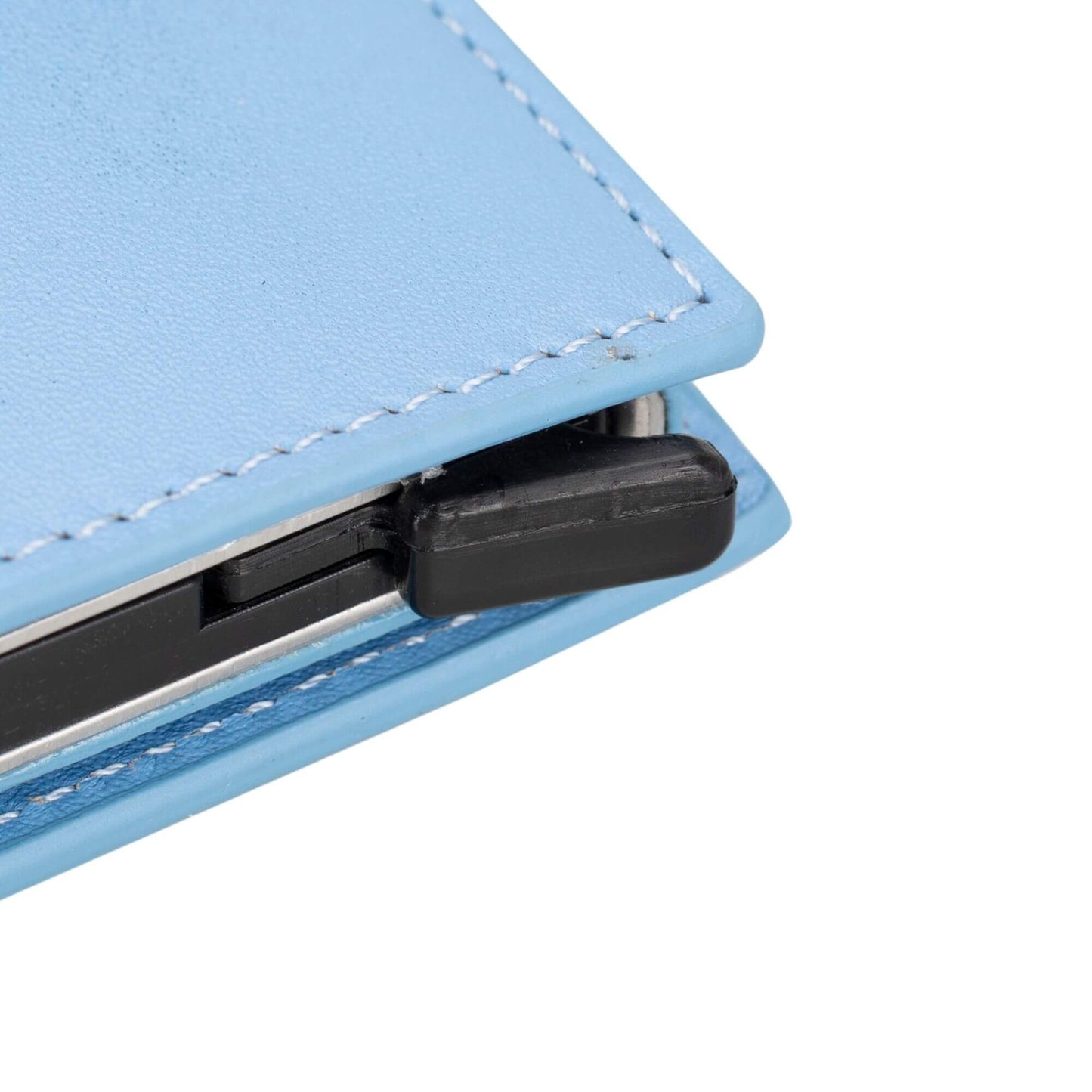 Douglas Genuine Leather Pop-Up Wallet with AirTag Slot - RFID Blocking